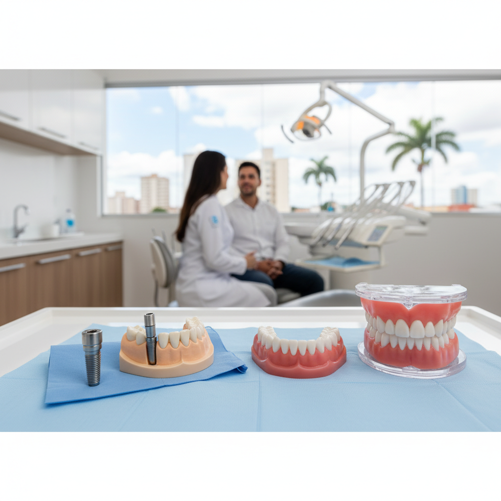 Qual a Diferença Entre Implante e Prótese Dentária Campo Grande