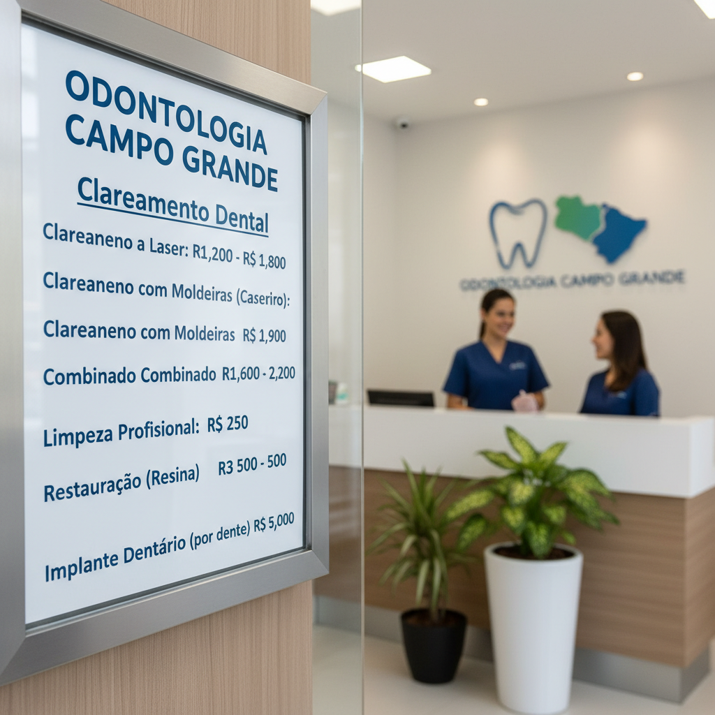 Quanto Custa Clareamento Dental em Campo Grande MS