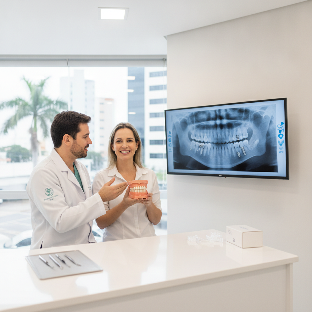Recuperação Após Implante Dentário em Campo Grande MS