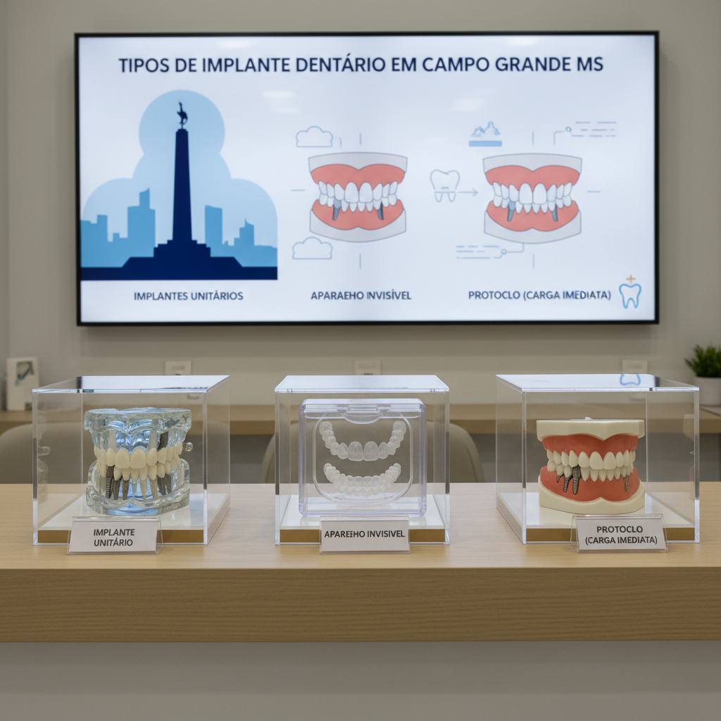 Tipos de Implante Dentário em Campo Grande MS - Guia 2024
